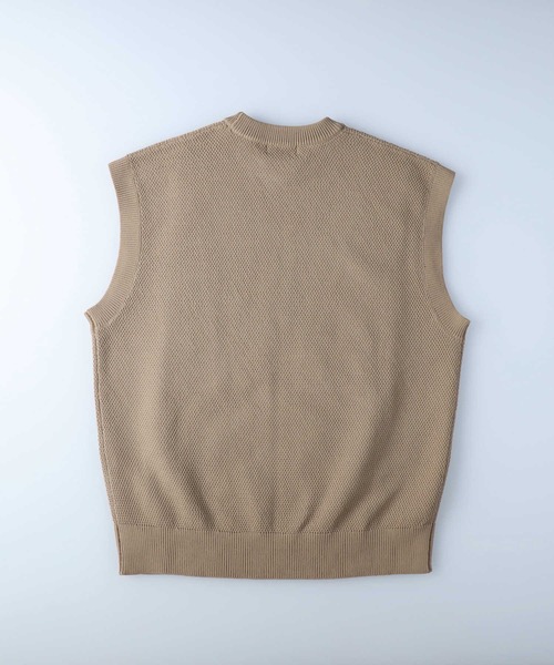 BACK NUMBER（バックナンバー）の「【BACK NUMBER】ビッグサイズニットベスト（ベスト・メンズ・ブラック/ブルー/イエロー/グリーン/ホワイト/ベージュ・M/L）」の20枚目の写真