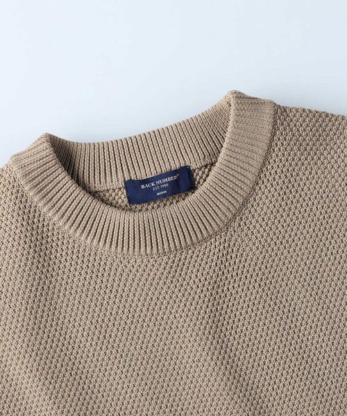 BACK NUMBER（バックナンバー）の「【BACK NUMBER】ビッグサイズニットベスト（ベスト・メンズ・ブラック/ブルー/イエロー/グリーン/ホワイト/ベージュ・M/L）」の19枚目の写真