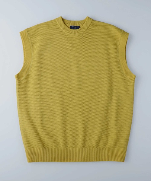 BACK NUMBER（バックナンバー）の「【BACK NUMBER】ビッグサイズニットベスト（ベスト・メンズ・ブラック/ブルー/イエロー/グリーン/ホワイト/ベージュ・M/L）」の12枚目の写真
