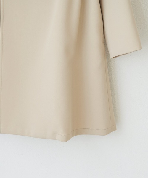 ROPE' PICNIC(ロペピクニック)の「【KIDS】【非フッ素撥水・UVカット】ドライギャバノーカラートレンチコート(トレンチコート・キッズ・ベージュ/ピンク・110/120/130/140/150)」の7枚目の写真