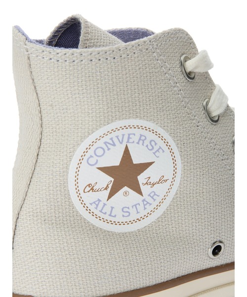 CONVERSE ALL STAR（コンバースオールスター）の「CONVERSE×earth ALLSTAR 100 HI*（スニーカー・レディース・ベージュ・22.5cm/23cm/23.5cm/24cm/24.5cm）」の12枚目の写真