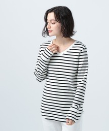 ストレッチスムースＶネックＴ
