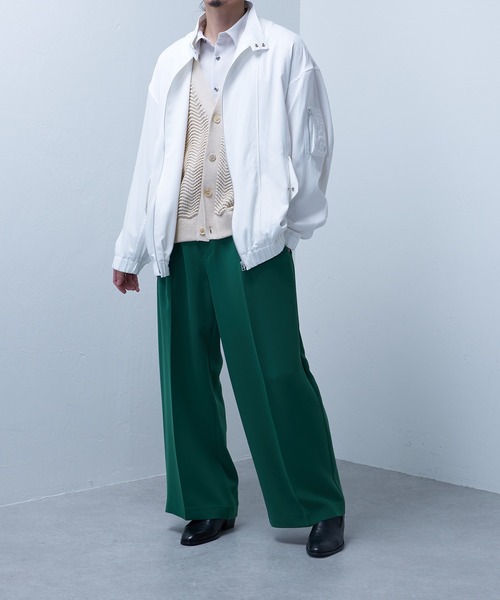 Lui's(ルイス)の「【SILLIS / シリス】 ビッグMA-1(MA-1・メンズ・オフホワイト/カーキ・44/46)」の3枚目の写真