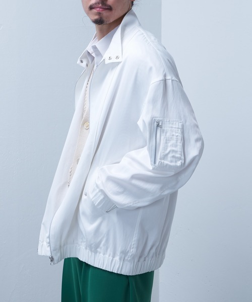 Lui's(ルイス)の「【SILLIS / シリス】 ビッグMA-1(MA-1・メンズ・オフホワイト/カーキ・44/46)」の7枚目の写真