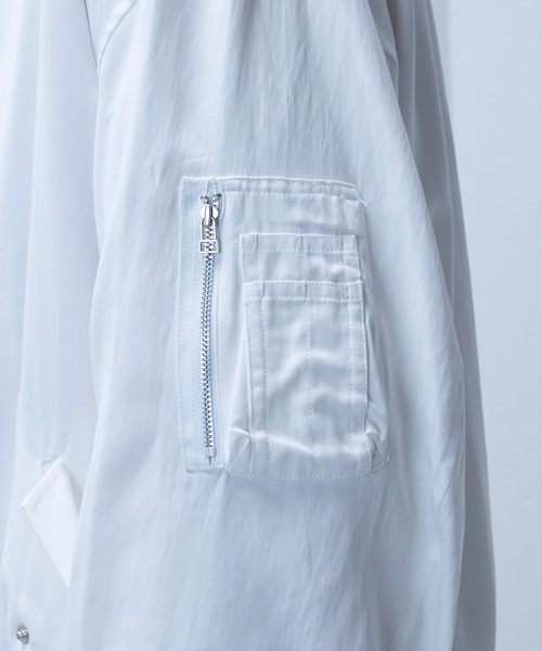 Lui's(ルイス)の「【SILLIS / シリス】 ビッグMA-1(MA-1・メンズ・オフホワイト/カーキ・44/46)」の16枚目の写真