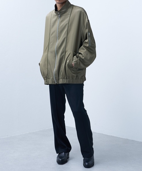Lui's(ルイス)の「【SILLIS / シリス】 ビッグMA-1(MA-1・メンズ・オフホワイト/カーキ・44/46)」の4枚目の写真