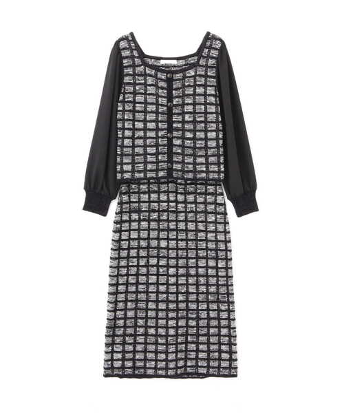 PROPORTION BODY DRESSING（プロポーションボディドレッシング）の「クラシカルジャガードニットＳＥＴＵＰ / 1212140206（ワンピース・レディース・ブラック/ブルー/ホワイト系その他・SMALL/MEDIUM）」の12枚目の写真