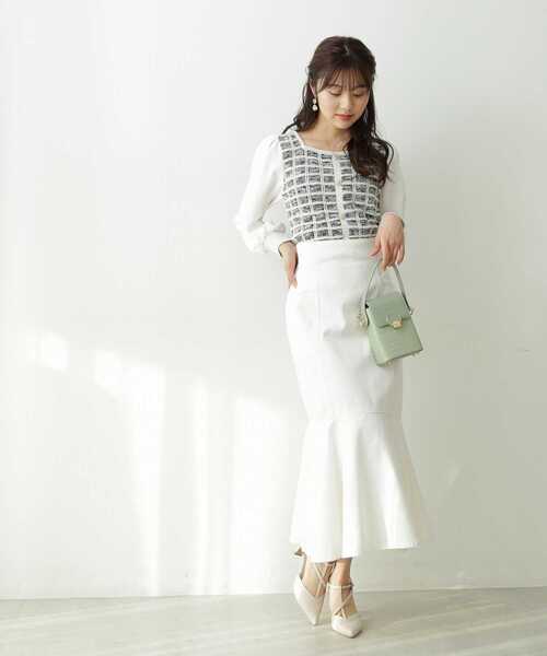 PROPORTION BODY DRESSING（プロポーションボディドレッシング）の「クラシカルジャガードニットＳＥＴＵＰ / 1212140206（ワンピース・レディース・ブラック/ブルー/ホワイト系その他・SMALL/MEDIUM）」の17枚目の写真