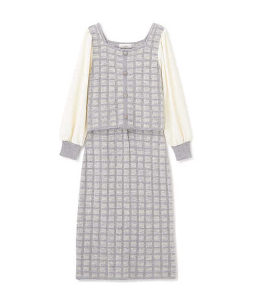 PROPORTION BODY DRESSING（プロポーションボディドレッシング）の「クラシカルジャガードニットＳＥＴＵＰ / 1212140206（ワンピース・レディース・ブラック/ブルー/ホワイト系その他・SMALL/MEDIUM）」の20枚目の写真