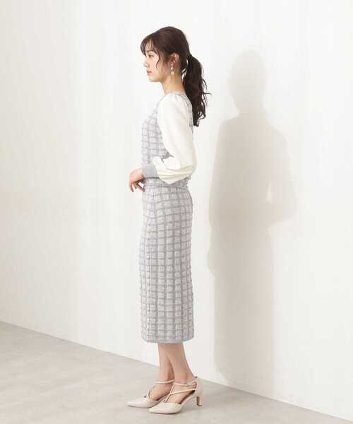 PROPORTION BODY DRESSING（プロポーションボディドレッシング）の「クラシカルジャガードニットＳＥＴＵＰ / 1212140206（ワンピース・レディース・ブラック/ブルー/ホワイト系その他・SMALL/MEDIUM）」の22枚目の写真