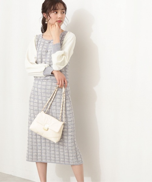 PROPORTION BODY DRESSING（プロポーションボディドレッシング）の「クラシカルジャガードニットＳＥＴＵＰ / 1212140206（ワンピース・レディース・ブラック/ブルー/ホワイト系その他・SMALL/MEDIUM）」の10枚目の写真