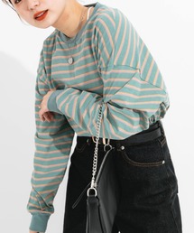 nemne store | マルチボーダーロンT(Tシャツ/カットソー)