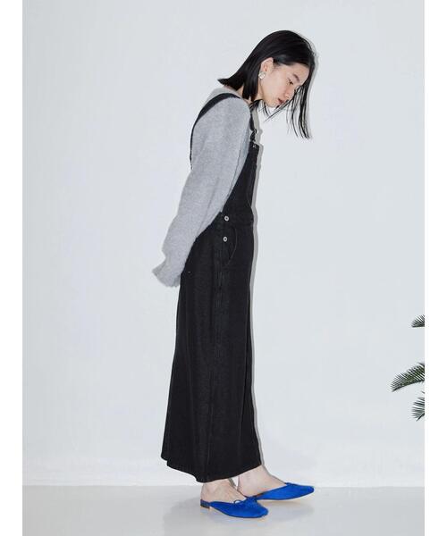 AMERICAN HOLIC（アメリカンホリック）の「デニムジャンパースカート（ジャンパースカート・レディース・ブラック/ストライプ/ワンウォッシュ・M/L）」の21枚目の写真