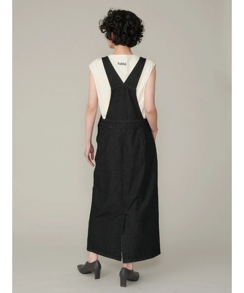 AMERICAN HOLIC（アメリカンホリック）の「デニムジャンパースカート（ジャンパースカート・レディース・ブラック/ストライプ/ワンウォッシュ・M/L）」の13枚目の写真