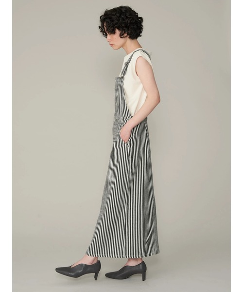 AMERICAN HOLIC（アメリカンホリック）の「デニムジャンパースカート（ジャンパースカート・レディース・ブラック/ストライプ/ワンウォッシュ・M/L）」の10枚目の写真