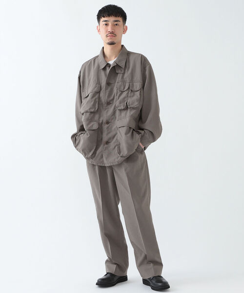 BEAMS(ビームス)の「BEAMS / EVALET 2プリーツ スラックス(スラックス・メンズ・ベージュ/グリーン・S/M/L/XL)」の9枚目の写真