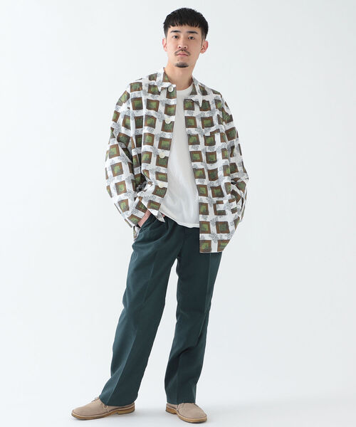 BEAMS(ビームス)の「BEAMS / EVALET 2プリーツ スラックス(スラックス・メンズ・ベージュ/グリーン・S/M/L/XL)」の13枚目の写真