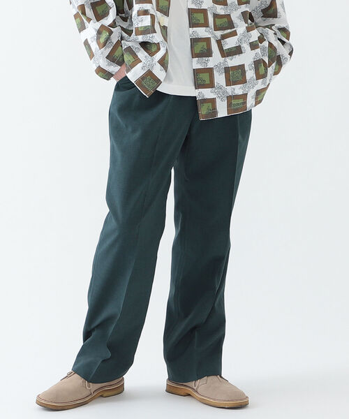 BEAMS(ビームス)の「BEAMS / EVALET 2プリーツ スラックス(スラックス・メンズ・ベージュ/グリーン・S/M/L/XL)」の15枚目の写真