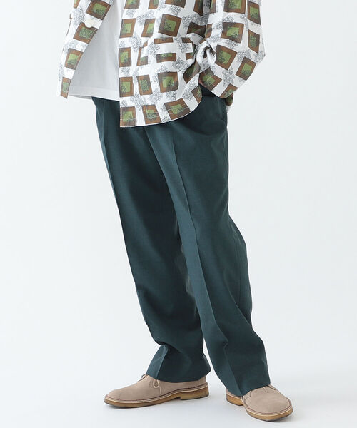 BEAMS(ビームス)の「BEAMS / EVALET 2プリーツ スラックス(スラックス・メンズ・ベージュ/グリーン・S/M/L/XL)」の16枚目の写真