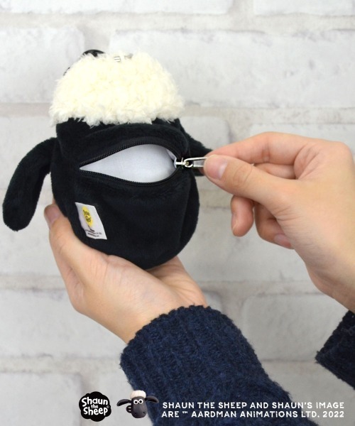 nici（ニキ）の「NICI/ひつじのショーン フィギュアミニポーチ ショーン（ポーチ・レディース・ホワイト・ONE SIZE）」の6枚目の写真