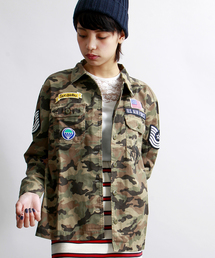 WEGO | WEGO/ワッペンミリタリーシャツ(シャツ/ブラウス)