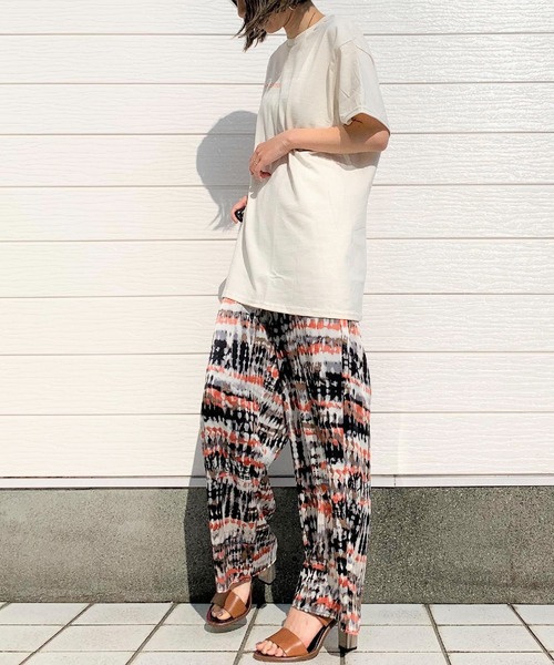 Q(キュー)の「plaind’amour 半袖T(Tシャツ/カットソー・レディース・ホワイト/ライトグリーン/ナチュラル/ネイビー・MEDIUM)」の6枚目の写真