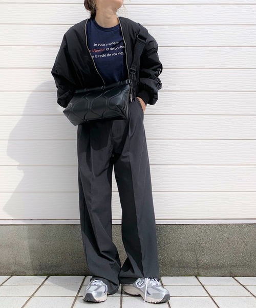 Q(キュー)の「plaind’amour 半袖T(Tシャツ/カットソー・レディース・ホワイト/ライトグリーン/ナチュラル/ネイビー・MEDIUM)」の15枚目の写真