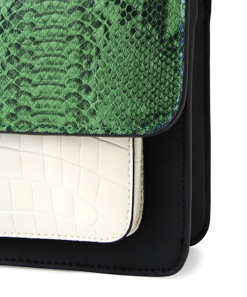 HVISK（ヴィスク）の「【HVISK】CAYMAN POCKET（ショルダーバッグ・レディース・ダークグリーン・FREE）」の14枚目の写真