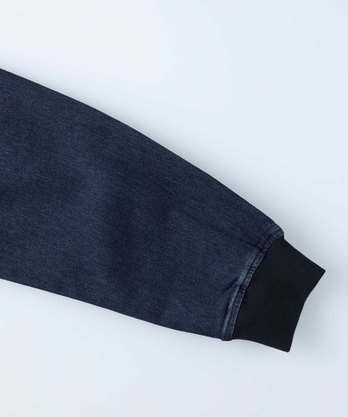 BACK NUMBER(バックナンバー)の「【BACK NUMBER】フードリブブルゾン(ブルゾン・メンズ・ダークインディゴブルー・M/L/XL)」の10枚目の写真