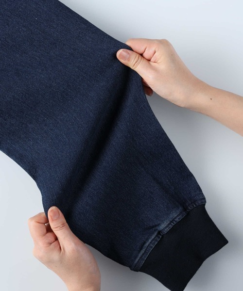BACK NUMBER(バックナンバー)の「【BACK NUMBER】フードリブブルゾン(ブルゾン・メンズ・ダークインディゴブルー・M/L/XL)」の11枚目の写真
