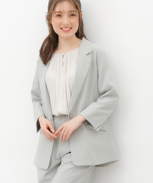 セール ８分袖ゆるテーラー テーラードジャケット Honeys ハニーズ のファッション通販 Zozotown