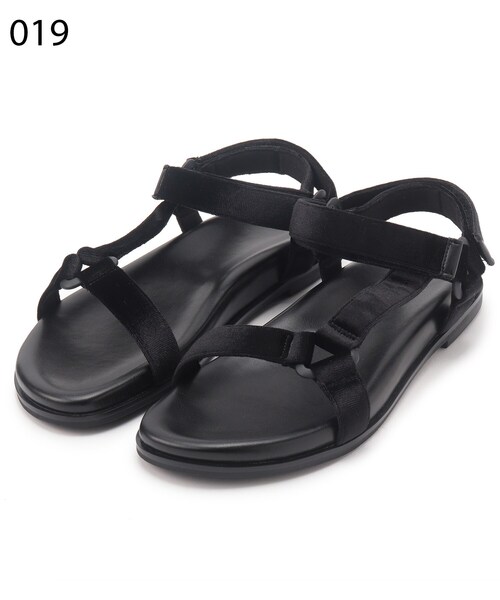 INDIVI(インディヴィ)の「◆ベロアスポーツサンダル(サンダル・レディース・ブラック系/ベージュ系その他3/ブラック・35/45/25)」の12枚目の写真