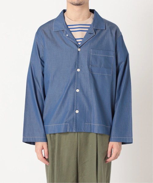 417 EDIFICE(フォーワンセブンエディフィス)の「【fosterr / フォスター】 シャツジャケット(シャツ/ブラウス・メンズ・ホワイト系その他/ブルー・SMALL/MEDIUM/LARGE)」の11枚目の写真