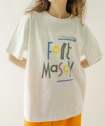 mystic | used加工ロゴプリントTシャツ(Tシャツ/カットソー)