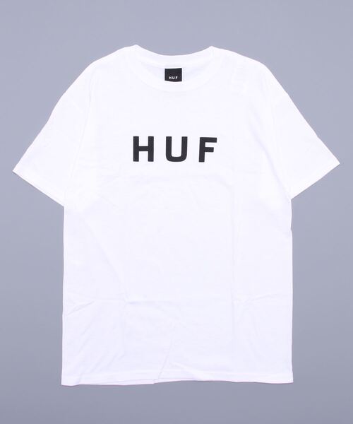 SPENDY'S Store（スペンディーズストア）の「<HUF/ハフ>ロゴ半袖Tシャツ（Tシャツ/カットソー・メンズ・ブラック/チャコールグレー/グレー/ホワイト・M/XL/L）」の12枚目の写真