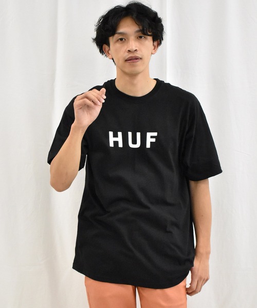SPENDY'S Store（スペンディーズストア）の「<HUF/ハフ>ロゴ半袖Tシャツ（Tシャツ/カットソー・メンズ・ブラック/チャコールグレー/グレー/ホワイト・M/XL/L）」の15枚目の写真