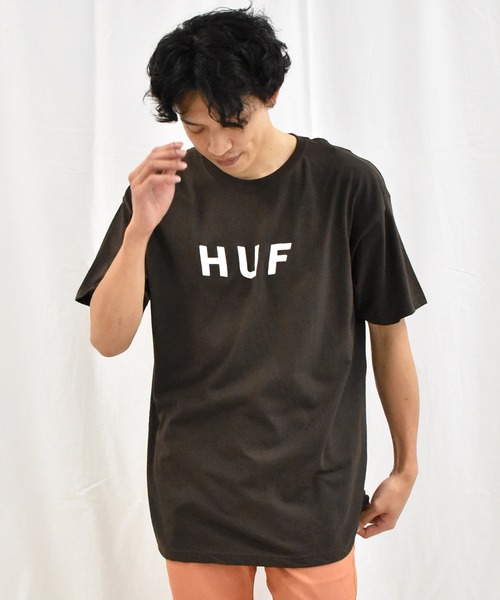SPENDY'S Store（スペンディーズストア）の「<HUF/ハフ>ロゴ半袖Tシャツ（Tシャツ/カットソー・メンズ・ブラック/チャコールグレー/グレー/ホワイト・M/XL/L）」の20枚目の写真