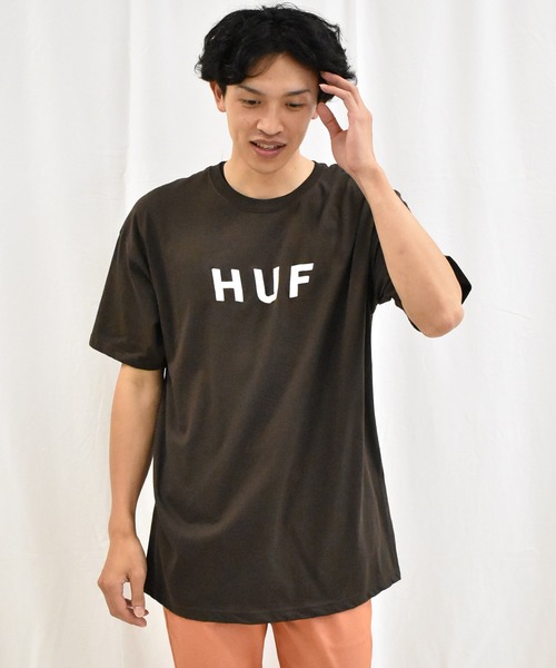 SPENDY'S Store（スペンディーズストア）の「<HUF/ハフ>ロゴ半袖Tシャツ（Tシャツ/カットソー・メンズ・ブラック/チャコールグレー/グレー/ホワイト・M/XL/L）」の19枚目の写真