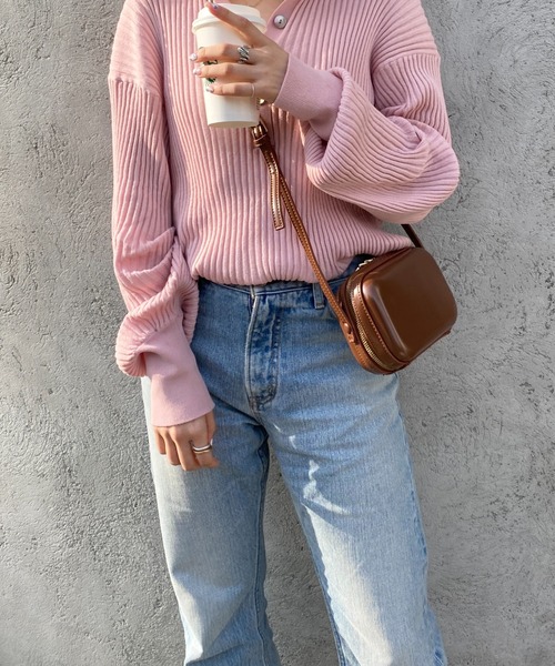 yuue' ( wear )（ユーイ）の「ポーチ型ショルダーバッグ（ショルダーバッグ・レディース・ホワイト/ブラウン/ブラック・FREE）」の12枚目の写真