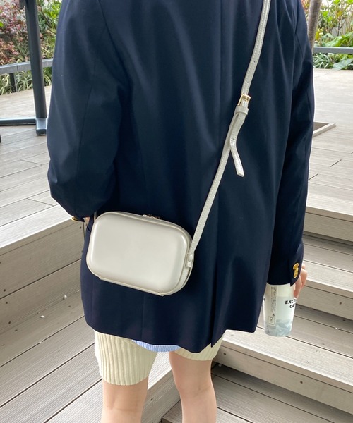 yuue' ( wear )（ユーイ）の「ポーチ型ショルダーバッグ（ショルダーバッグ・レディース・ホワイト/ブラウン/ブラック・FREE）」の10枚目の写真