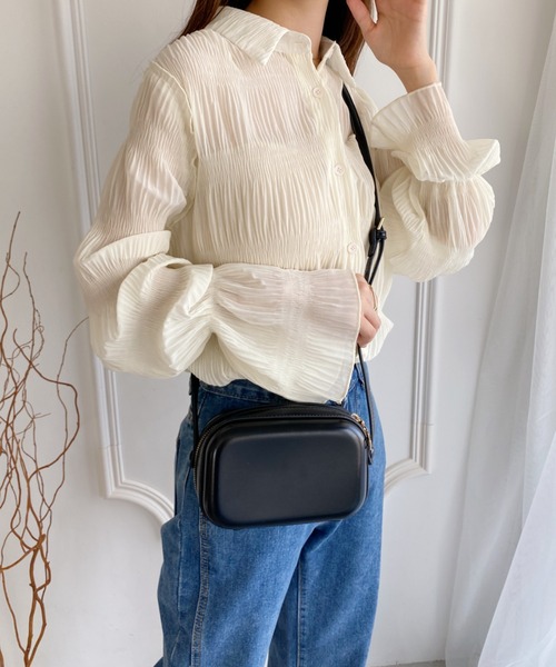 yuue' ( wear )（ユーイ）の「ポーチ型ショルダーバッグ（ショルダーバッグ・レディース・ホワイト/ブラウン/ブラック・FREE）」の15枚目の写真