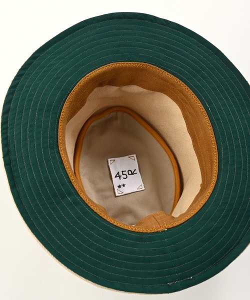 45R(フォーティファイブアール)の「4号帆布のリボンハット(ハット・レディース・アイボリー・SMALL/MEDIUM)」の3枚目の写真