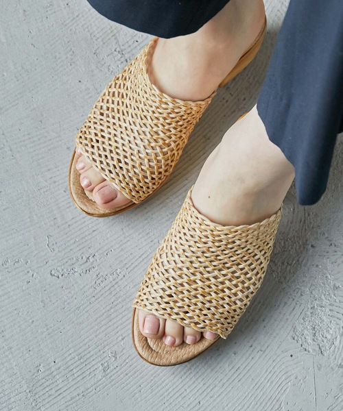 Fashion Letter（ファッションレター）の「日本製メッシュデザインサンダル 痛くないサンダル（サンダル・レディース・ダークブラウン/ベージュ/キャメル・LL/S/M/L）」の15枚目の写真