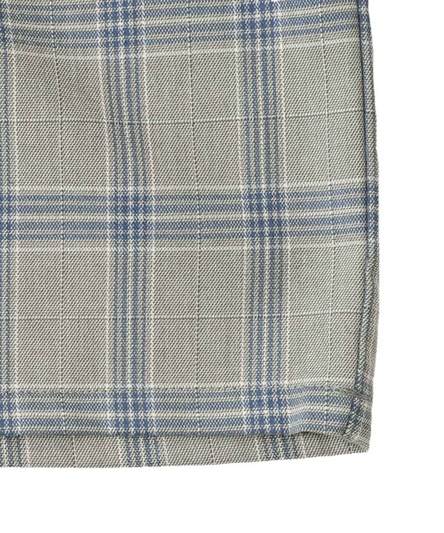 GLAZOS(グラソス)の「チェック柄・ワイドハーフパンツ(その他パンツ・キッズ・ブラック/グレー・130cm/140cm/150cm/160cm/170cm)」の9枚目の写真