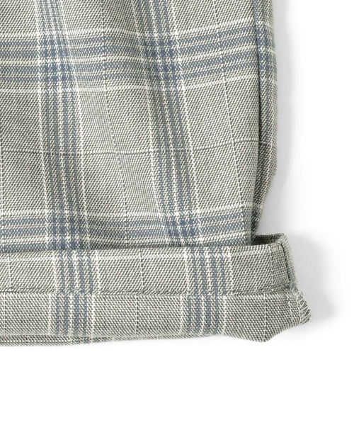 GLAZOS(グラソス)の「チェック柄・ワイドハーフパンツ(その他パンツ・キッズ・ブラック/グレー・130cm/140cm/150cm/160cm/170cm)」の10枚目の写真