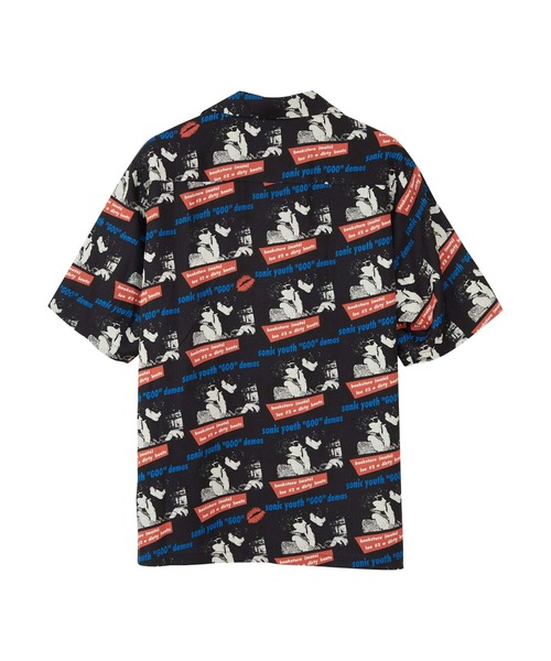 HYSTERIC GLAMOUR（ヒステリックグラマー）の「SONIC YOUTH/GOO DEMOS柄 オープンカラーシャツ（シャツ/ブラウス・メンズ・ホワイト/ブラック・SMALL/MEDIUM/LARGE/X-LARGE）」の3枚目の写真