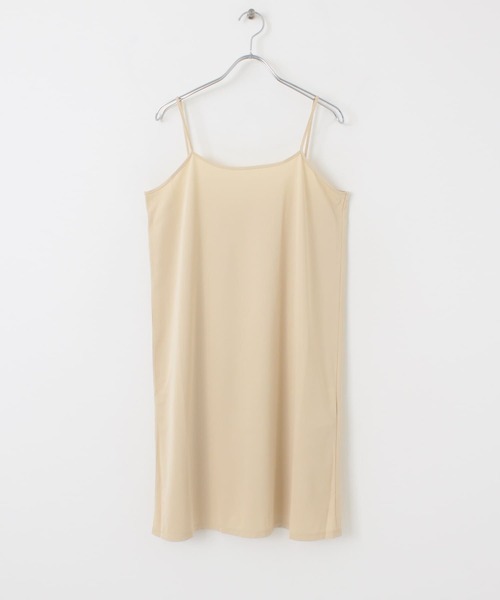 SENSE OF PLACE by URBAN RESEARCH（センスオブプレイスバイアーバンリサーチ）の「インナーキャミワンピース（その他アンダーウェア/インナー・レディース・ブラック/ベージュ・ONE）」の7枚目の写真