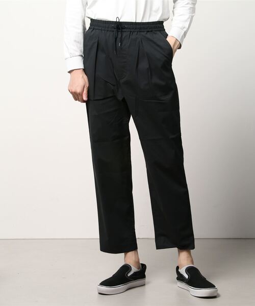 A VONTADE（アボンタージ）の「【A VONTADE】ア ボンタージ/ Comfort Wide Easy Trousers（スラックス・メンズ・チャコールグレー/ブラック/オリーブ・SMALL/MEDIUM/LARGE）」の4枚目の写真