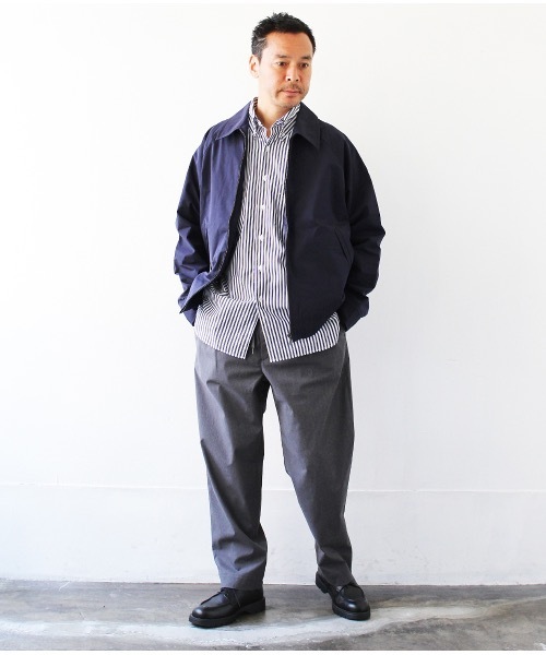 A VONTADE（アボンタージ）の「【A VONTADE】ア ボンタージ/ Comfort Wide Easy Trousers（スラックス・メンズ・チャコールグレー/ブラック/オリーブ・SMALL/MEDIUM/LARGE）」の8枚目の写真