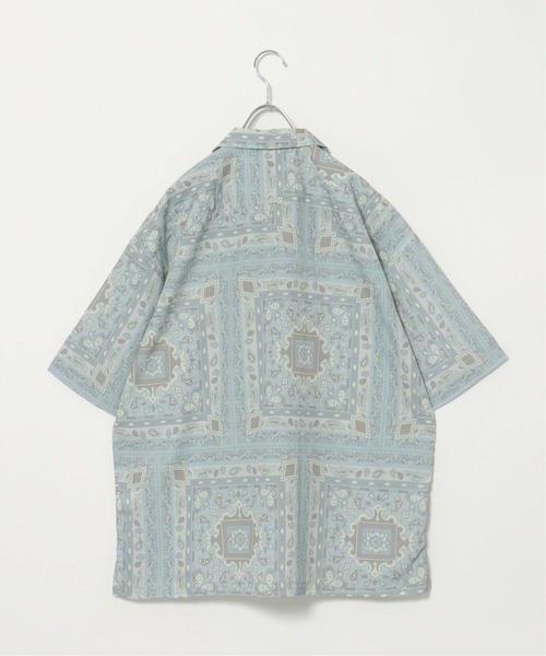 ikka(イッカ)の「CREALY クリアリー 総柄シャツ(シャツ/ブラウス・メンズ・ワイン/ライトグレー/ブラック・M/L/XL)」の11枚目の写真
